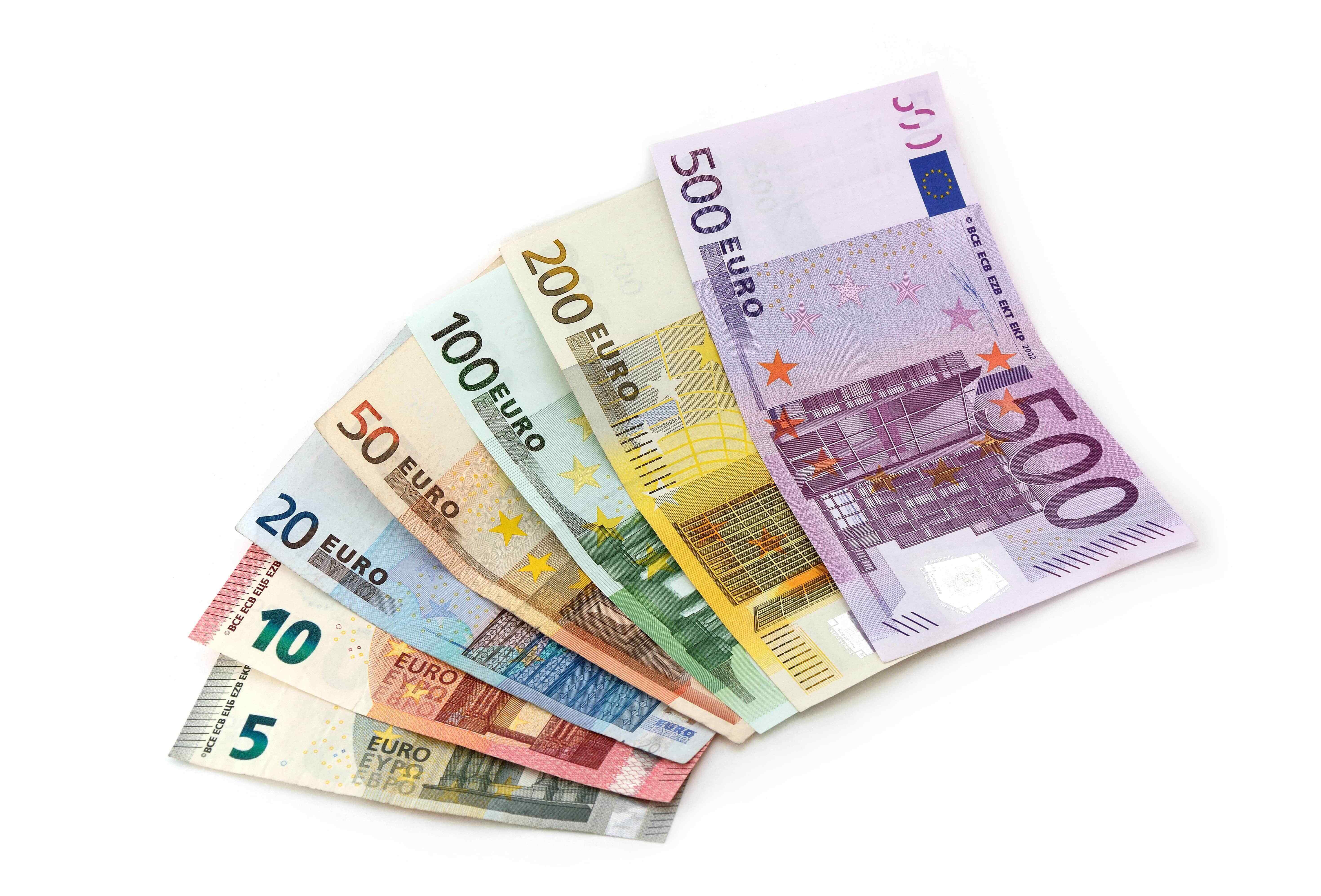 Tous les billets de banques Euros